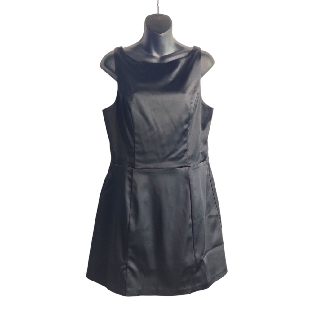 Abercrombie & Fitch Dress Women's Black Mini A Line Sleeveless Dress Size L NWT